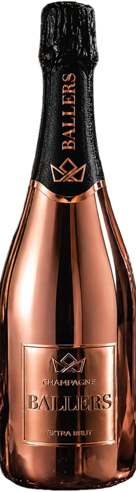 Ballers Chrome Extra Brut Rosé bottle