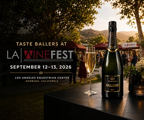 Taste Ballers at LA Wine Fest, September 12–13, 2026, Los Angeles Equestrian Center, Burbank, California