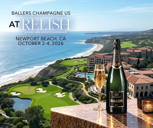 RELISH 2026 Food, Wine and Spirits Experience, October 2&ndash;4, Newport Beach and Costa Mesa